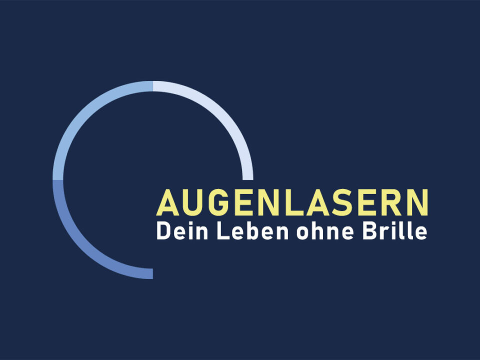 Grafik mit Text Augenlasern - Dein Leben ohne Brille